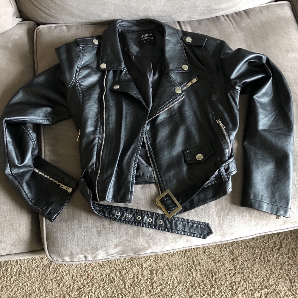 Faux Leather Jacket